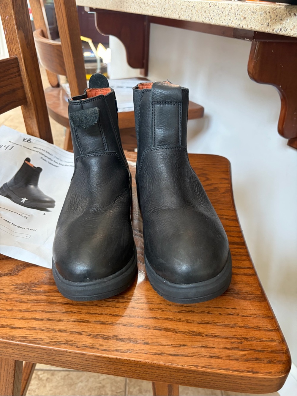 Timberland Pro Leather Slip-On Women’s safety toe Work Boots